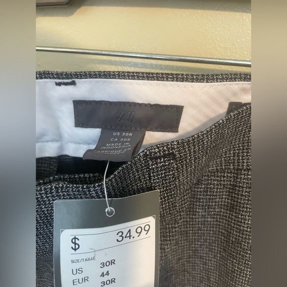 NWT H&M Charcoal Dress Pants - Picture 3 of 3